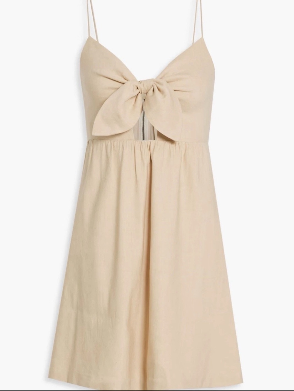 Alice + Olivia Tie-Front Spaghetti Strap Sundress